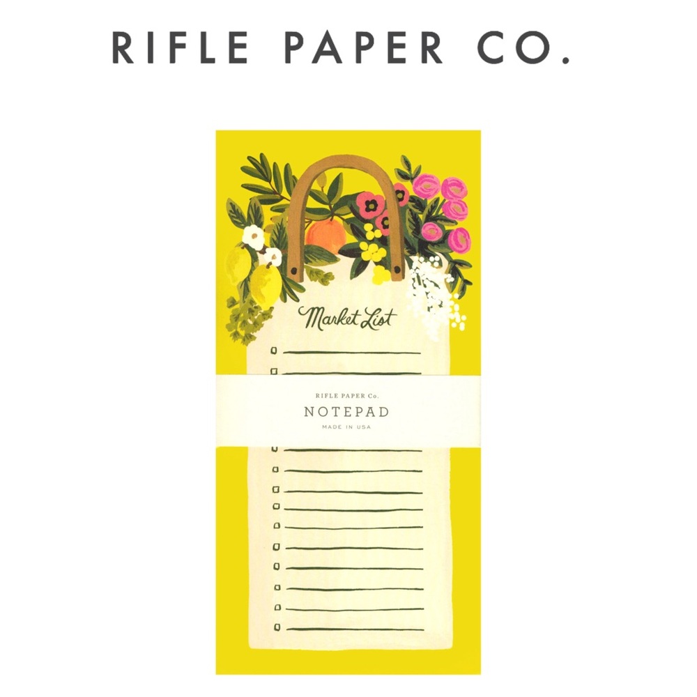 Rifle Paper Co Market Notepad- Farmers Market